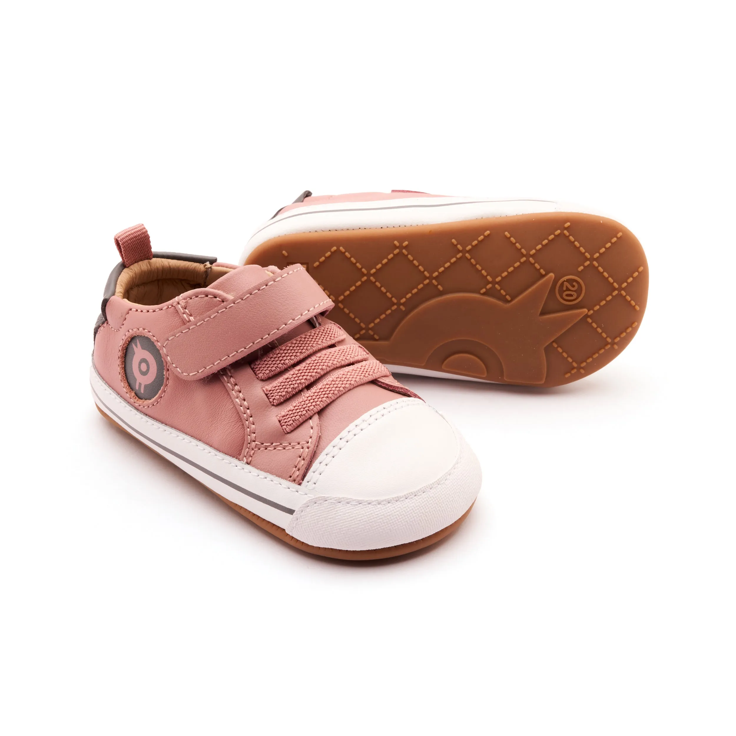 Old Soles Girl's Team Bub Casual Shoes - Kiss / Shadow