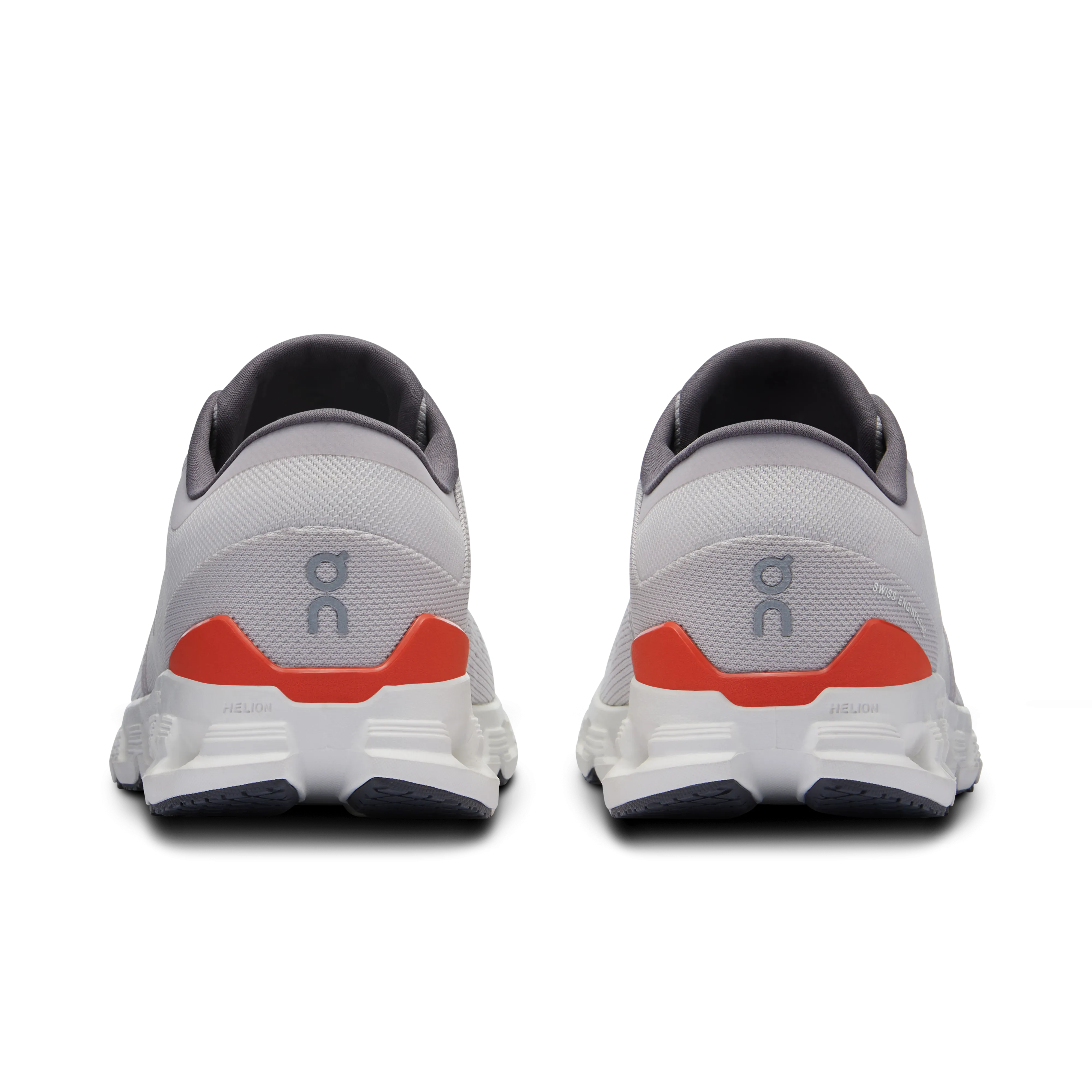 On Running Men's Cloud X 4 Shoes - Silver / Flame