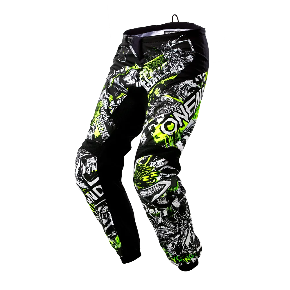 O'NEAL Youth Element Attack Pant Black/Hi-Viz