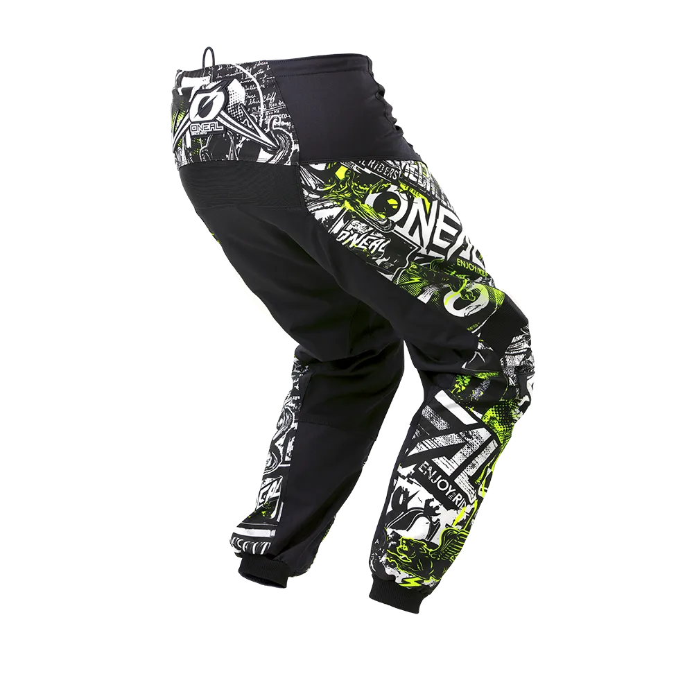 O'NEAL Youth Element Attack Pant Black/Hi-Viz