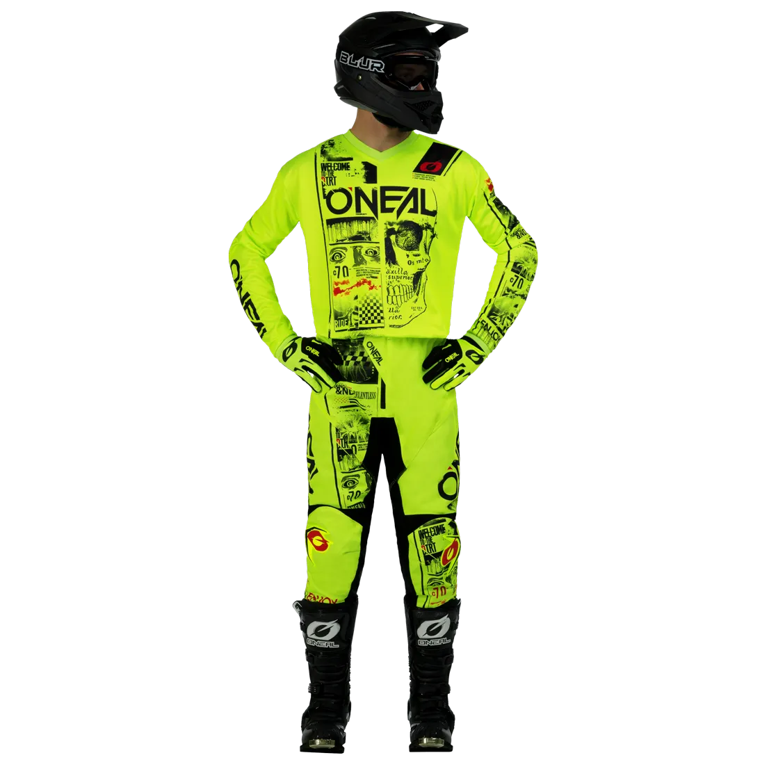 O'NEAL Youth Element Attack V.3 Pant Neon/Black