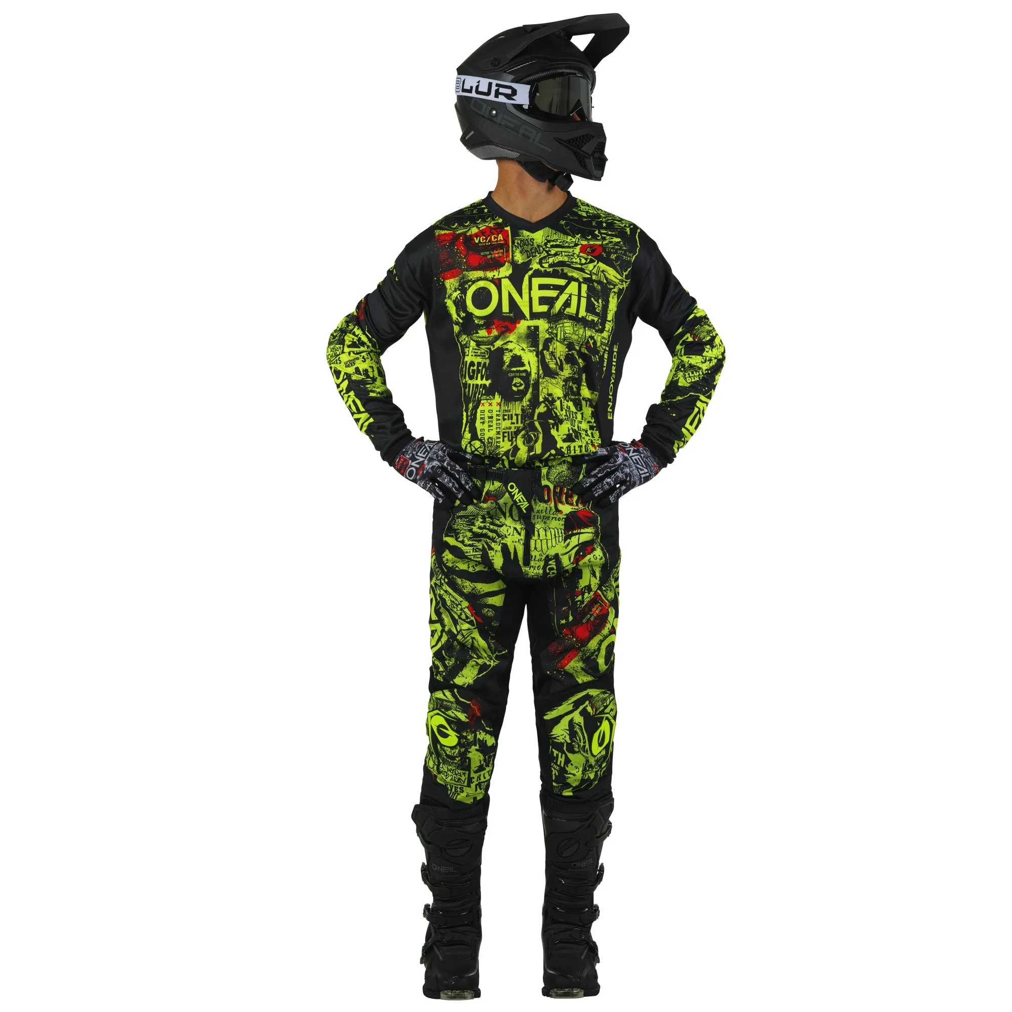 O'NEAL Youth Element Attack V.5 Pant Black/Neon