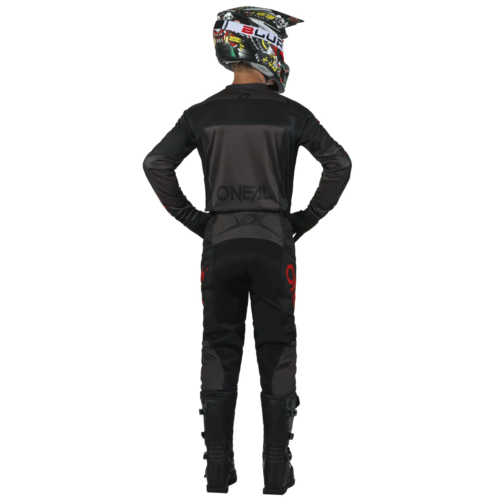 O'NEAL Youth Element Racewear V.5 Pant Black/Gray/Red