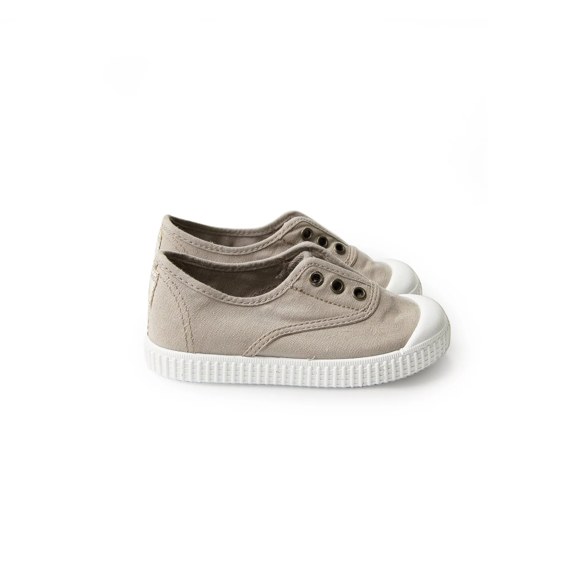 Organic Canvas Sneakers - Beige - Victoria