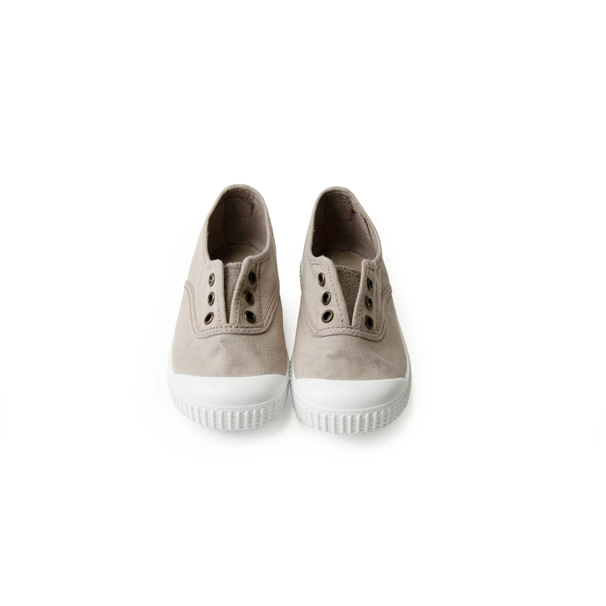 Organic Canvas Sneakers - Beige - Victoria