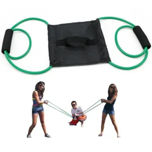 Outdoor Water Balloon Launcher Elastic 3 People Bomb Beach Party Toys Line Length 2.1m