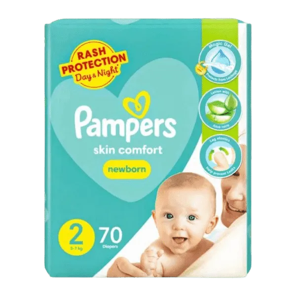 PAMPERS PANTS NEWBORN 2 - 74 DIAPERS