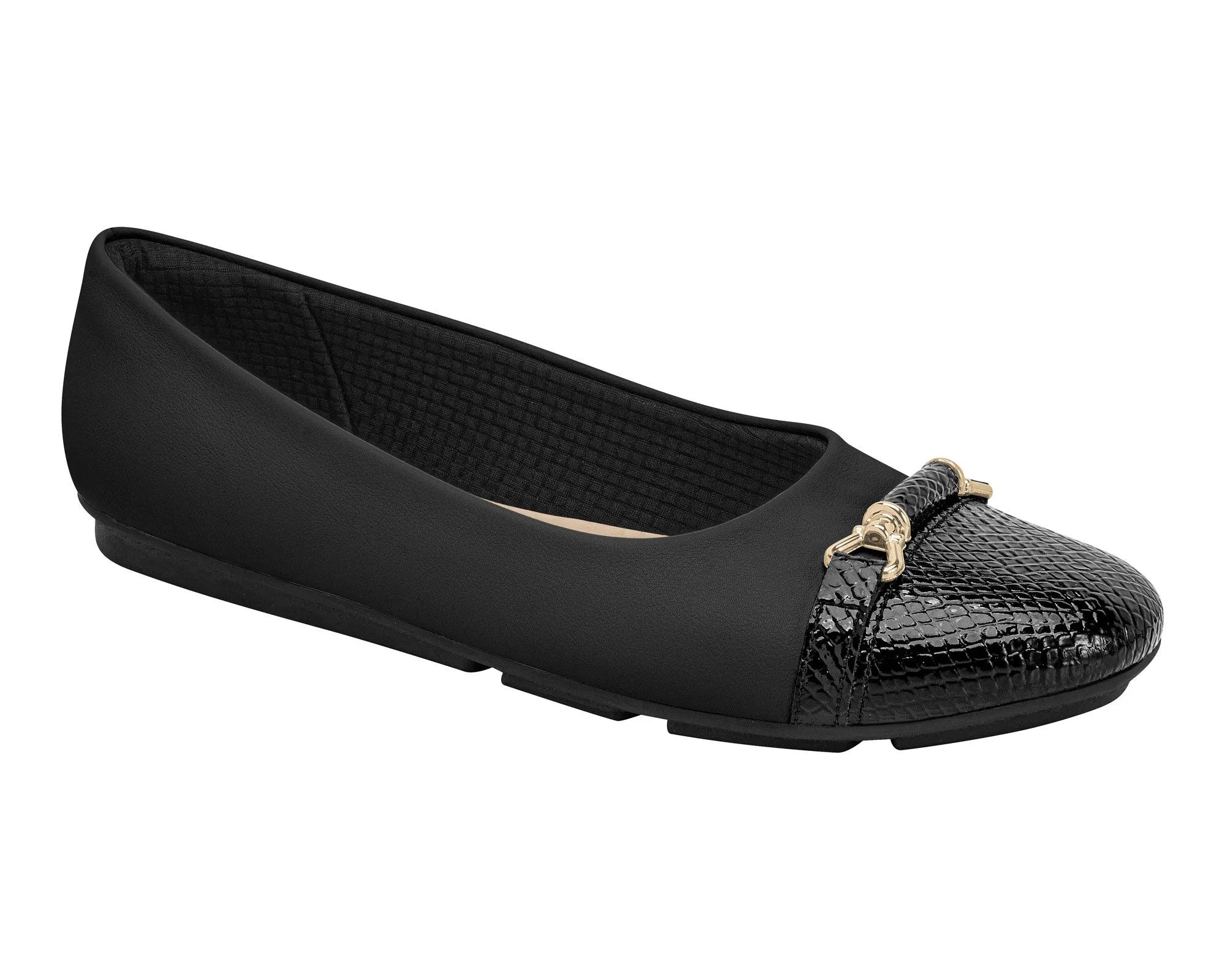 Piccadilly Ref: 122003 Flat Ballet Shoe in Black