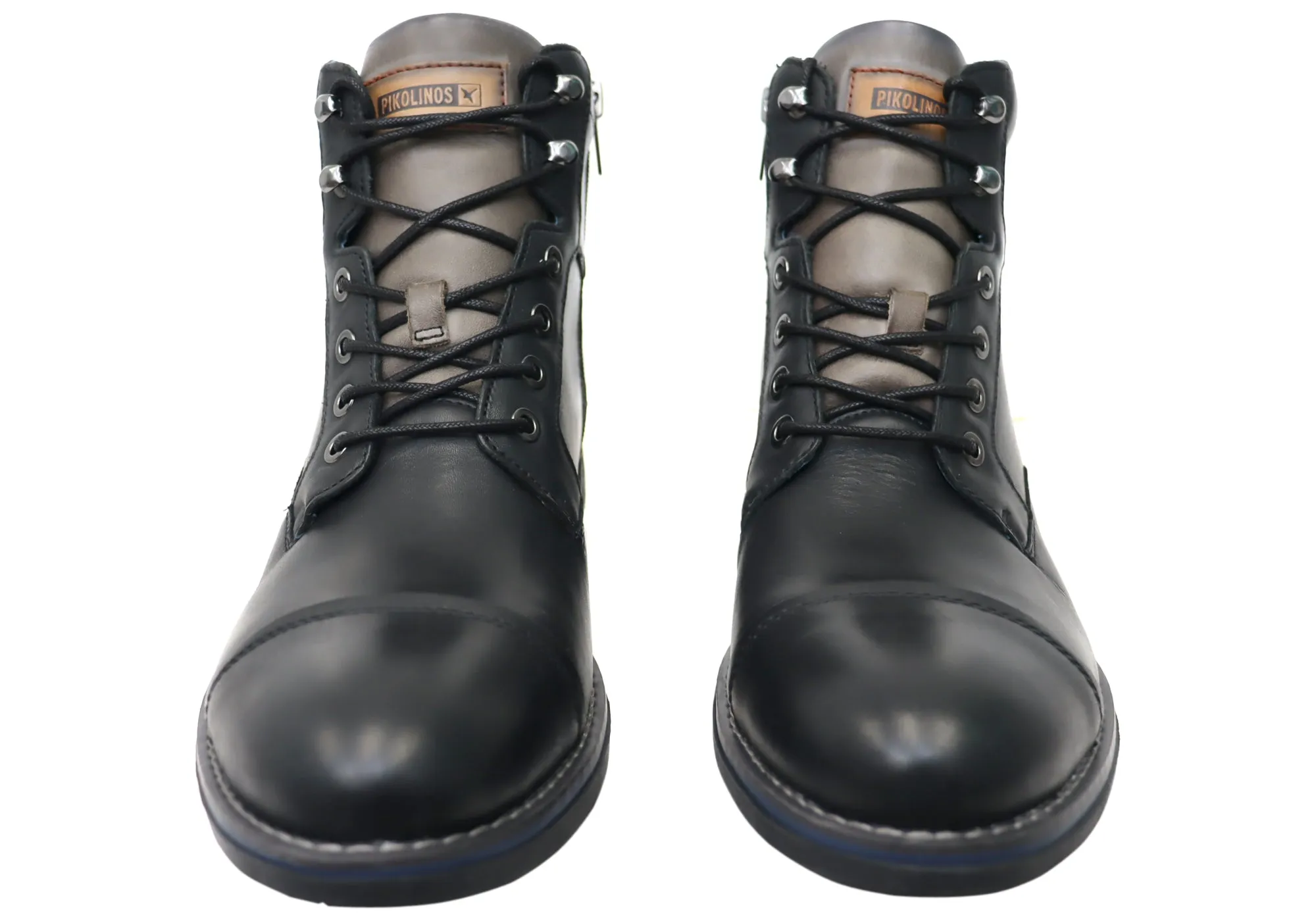 Pikolinos Mens York M2M-8170 Comfortable Leather Lace Up Boots