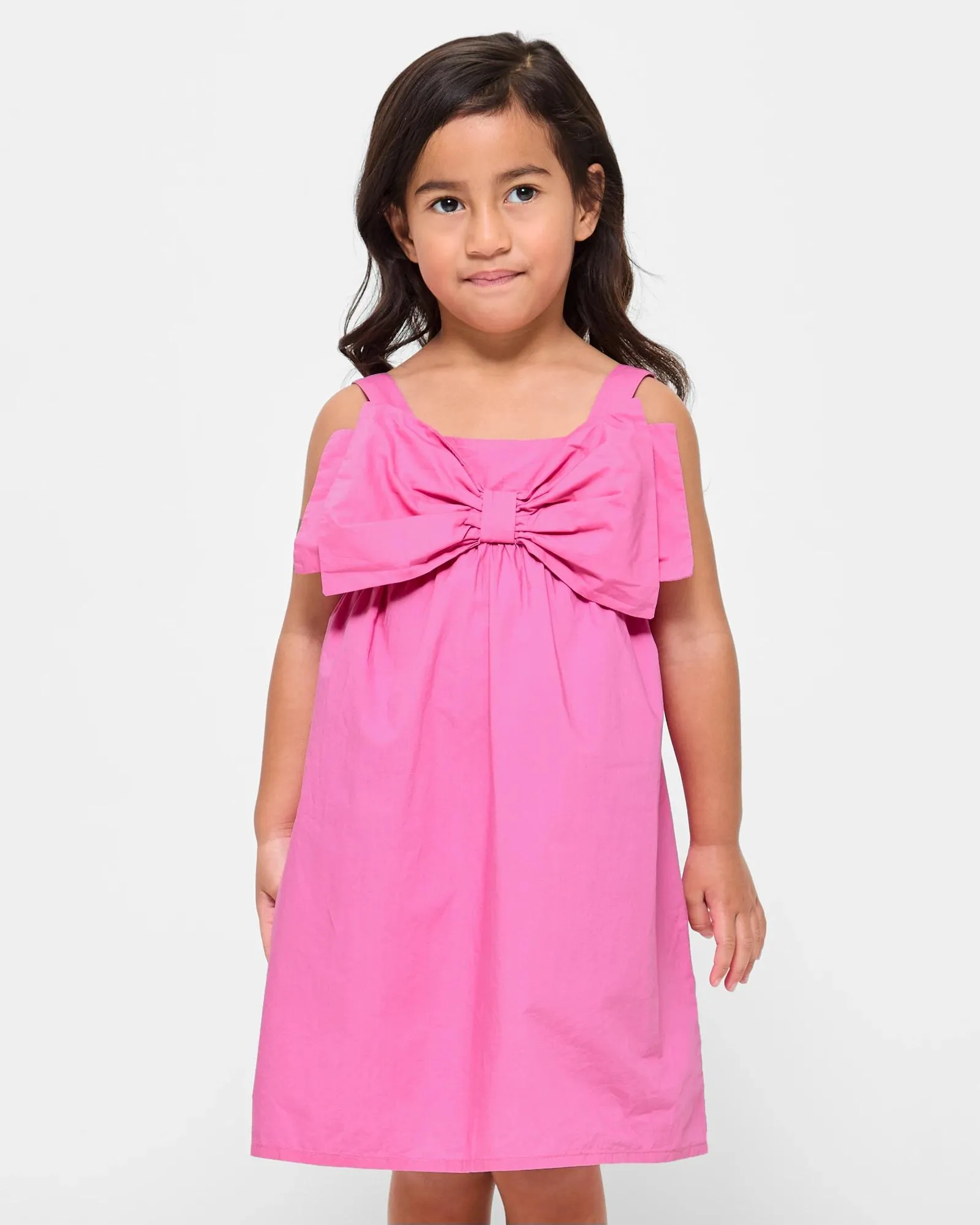 popular  Bow Front Cotton Dress