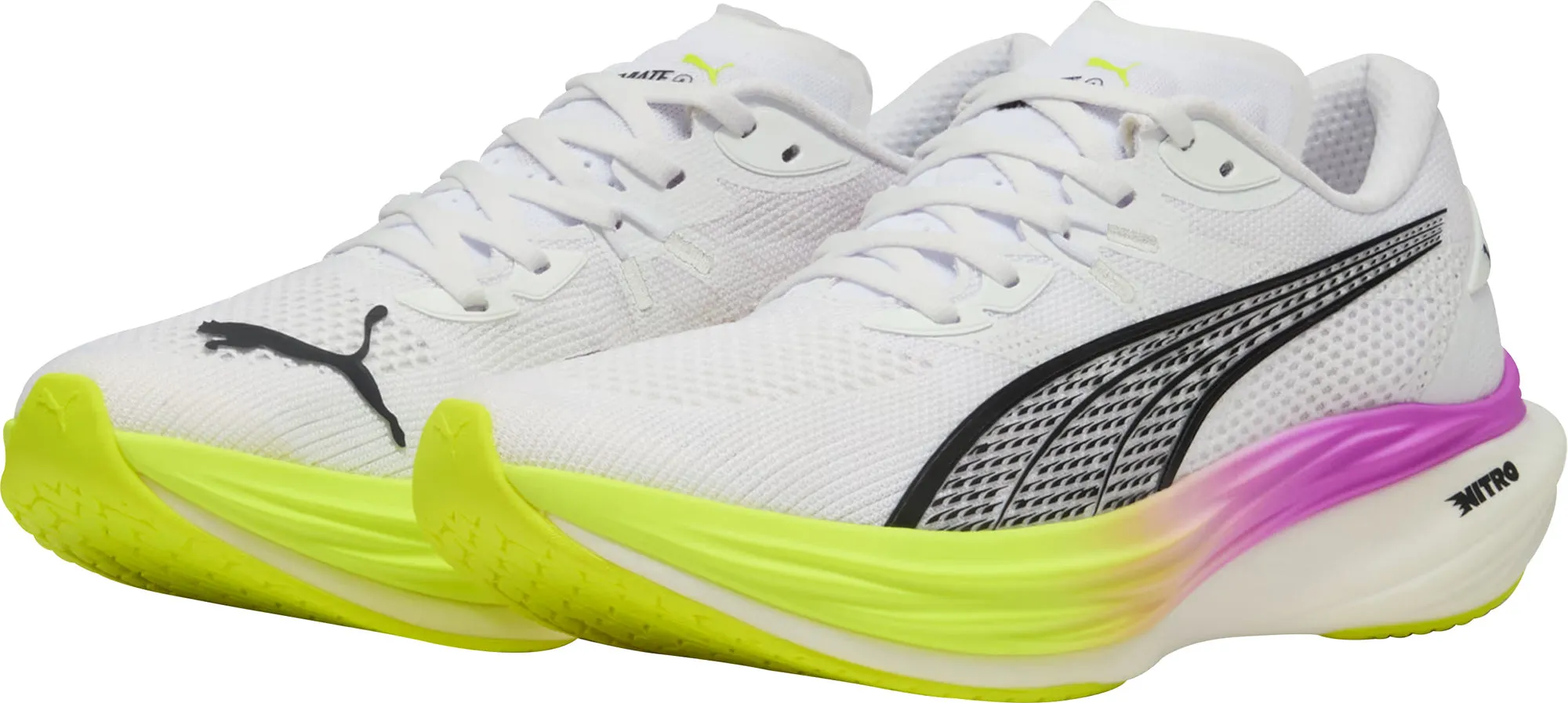 Puma Deviate Nitro 3 Mens Running Shoes - White