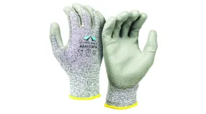 Pyramex 13 Gauge Polyurethane Palm Dipped Coated A4 Cut Resistant Gloves - 2XL