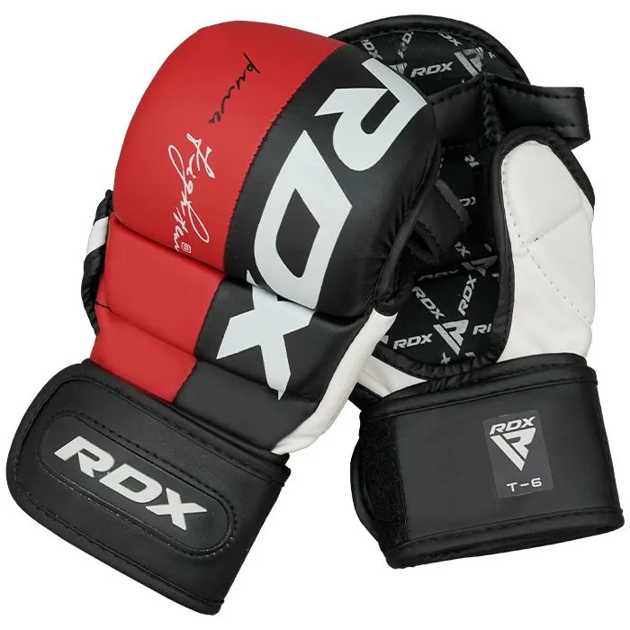 RDX Grappling Gloves Red