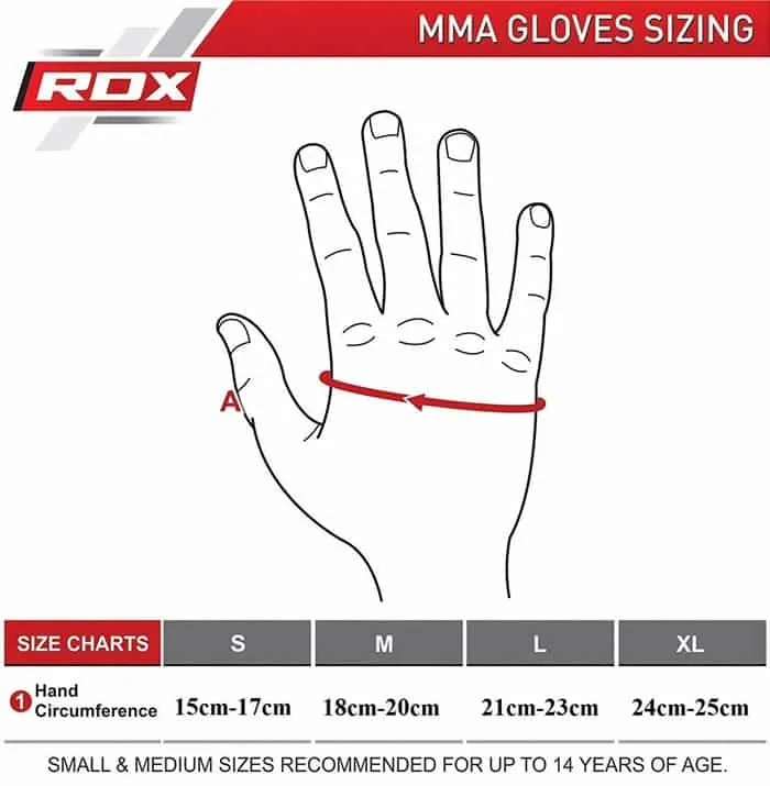 RDX Grappling Gloves Red