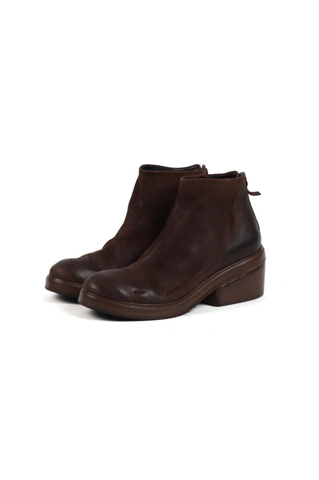 Rear Zip Ankle Boots