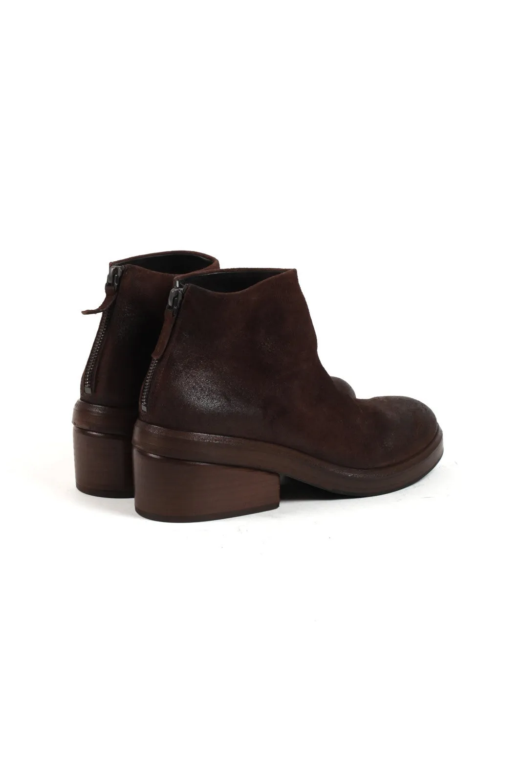 Rear Zip Ankle Boots