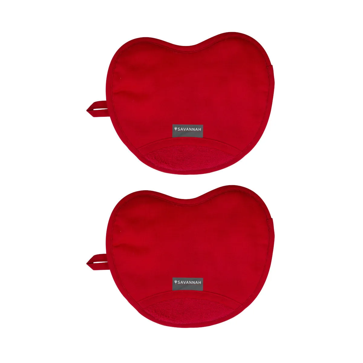 Savannah Oven Mitts Red Set of 2