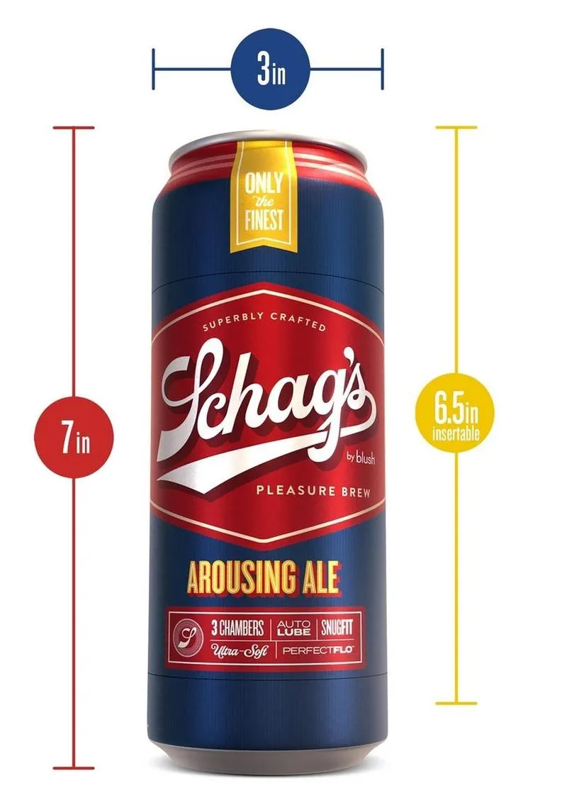 Schag's Arousing Ale Beer Can Stroker - Frosted