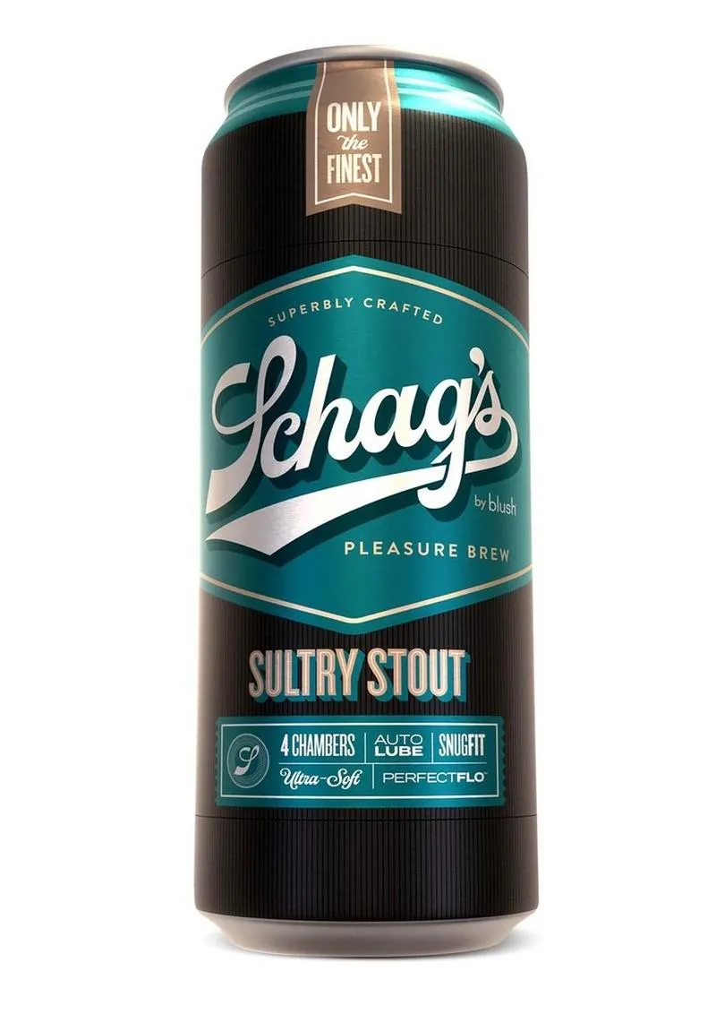 Schag's Sultry Stout Beer Can Stroker - Frosted