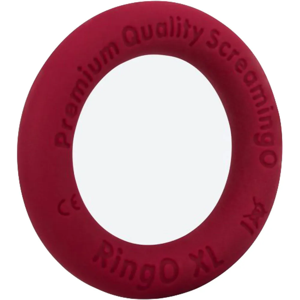 Screaming O RingO Ritz XL Mega Stretchy Silicone Cock Ring-Red