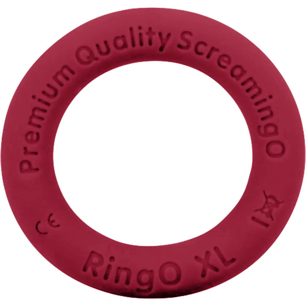 Screaming O RingO Ritz XL Mega Stretchy Silicone Cock Ring-Red