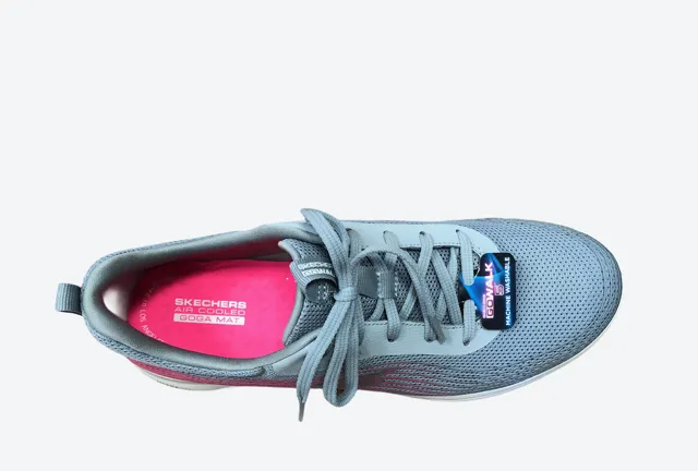 Skechers scarpa da walking da donna Go Walk 5 Exotic 124009/GYPK gray pink