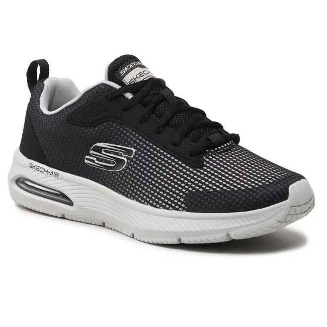 Skechers scarpa sportiva da walking e fitness da uomo Skyline Alphaborne 52650 BKW black