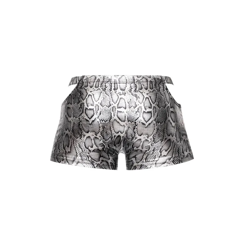 s'naked Pouch Short - Large - Silver/black