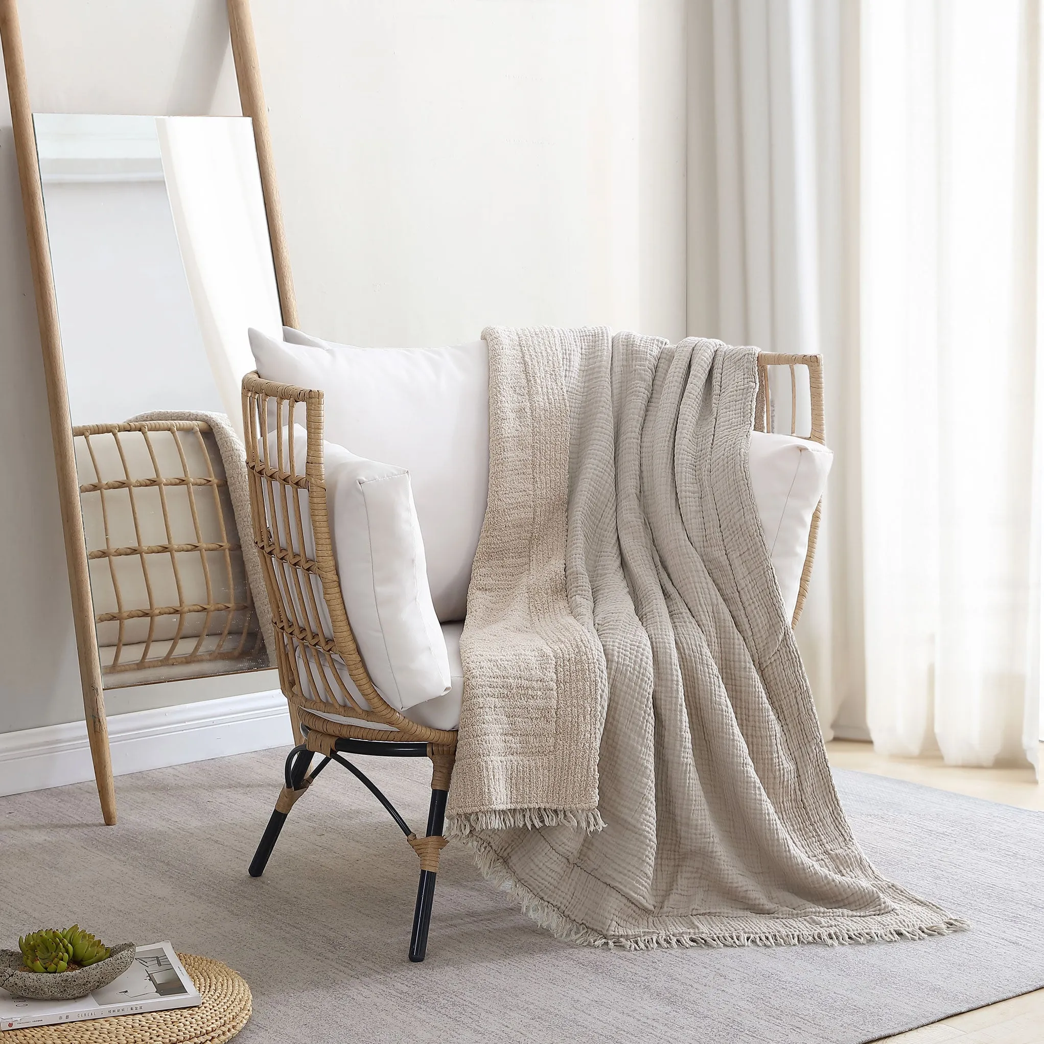 Snug Muslin Throw