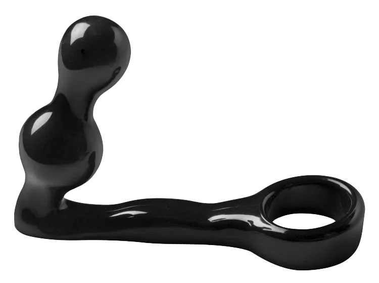 Spire Cock Ring with Anal Plug