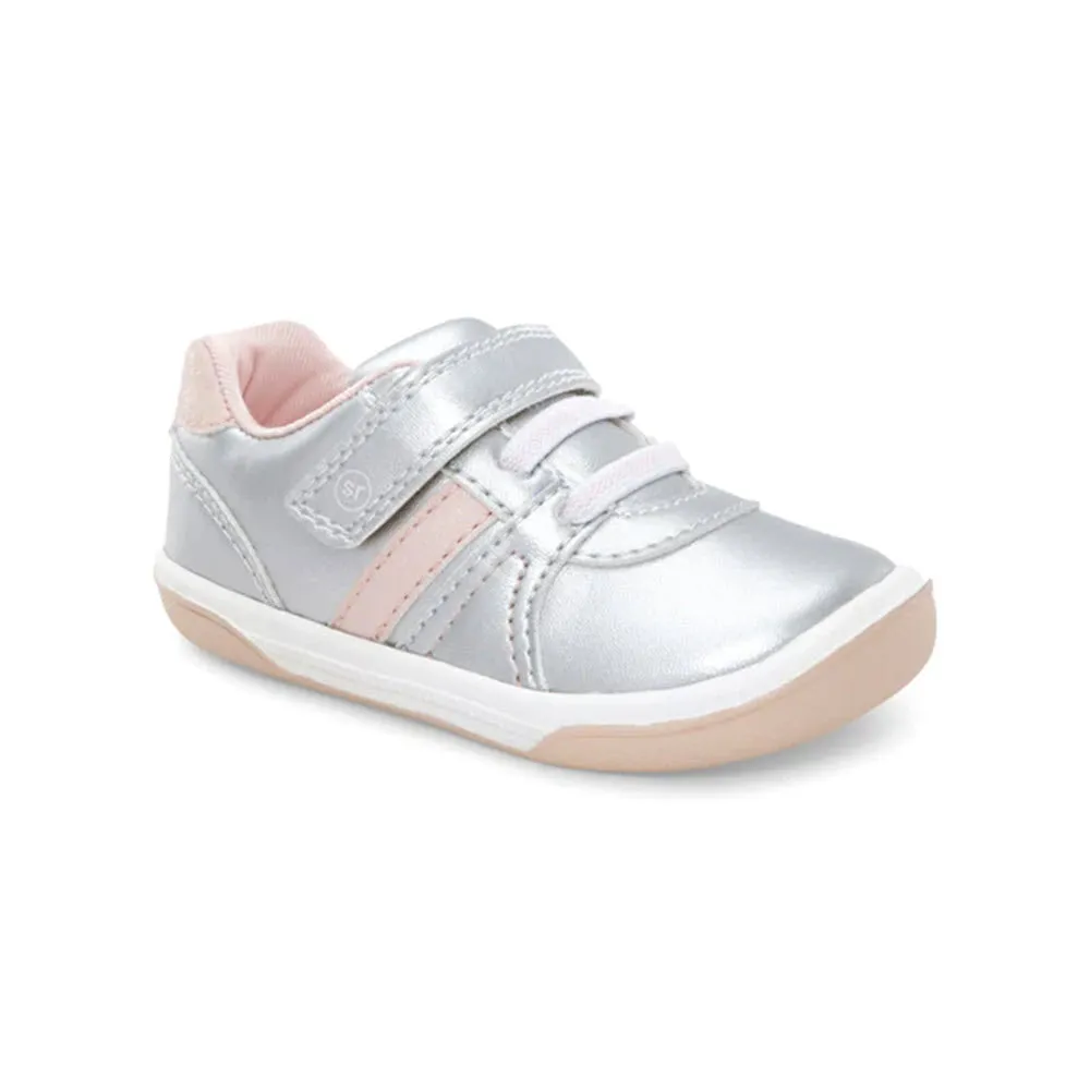 STRIDE RITE THOMPSON SILVER - TODDLER