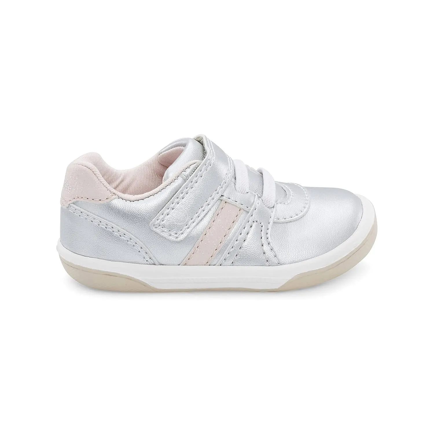 STRIDE RITE THOMPSON SILVER - TODDLER