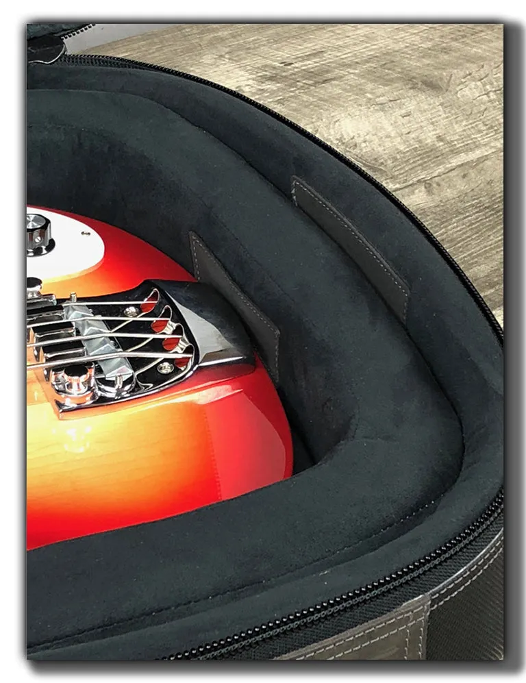 “The Revelator” Bass Guitar Case - Aged Steel