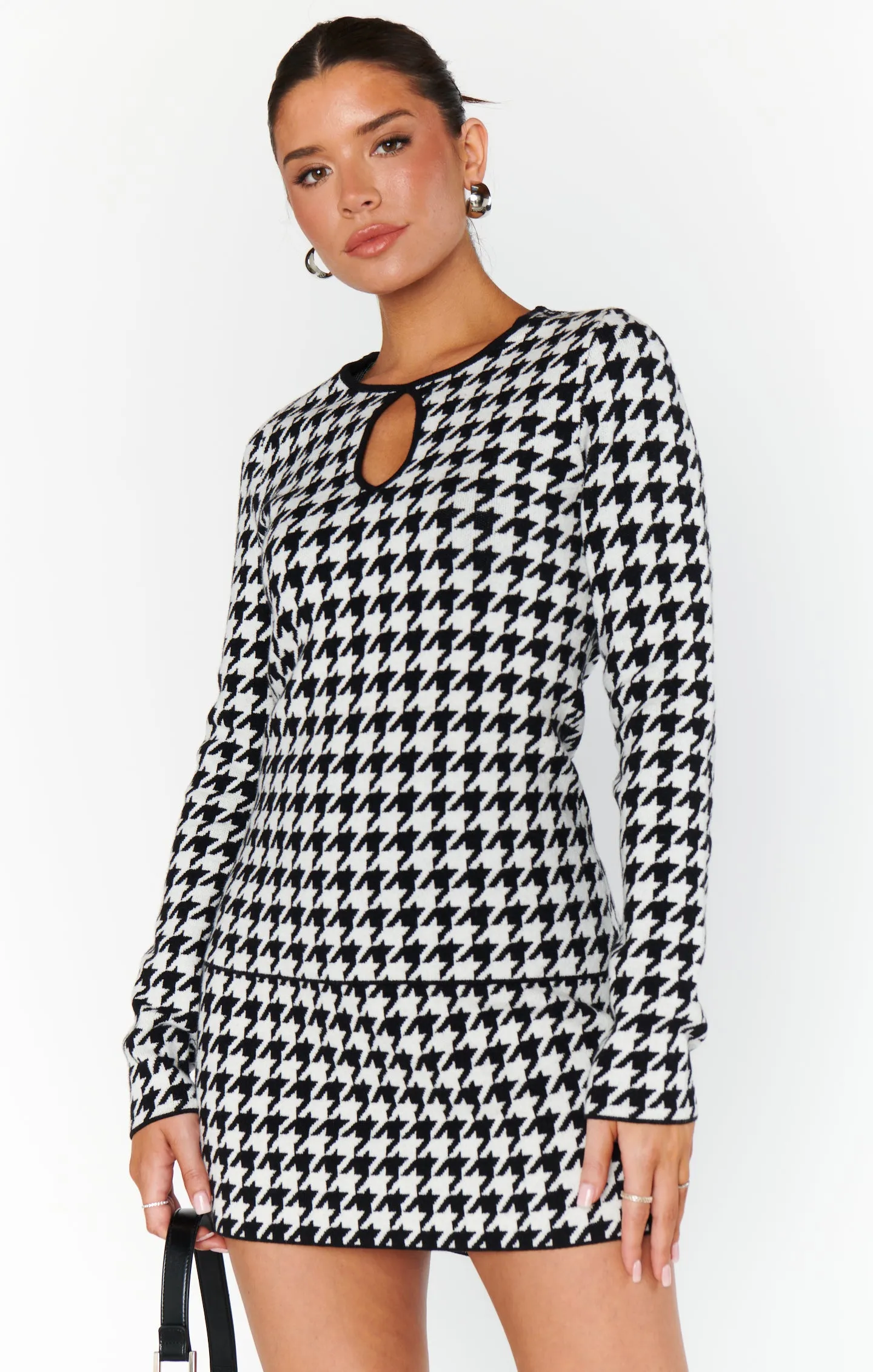 Tippi Top ~ Houndstooth Knit