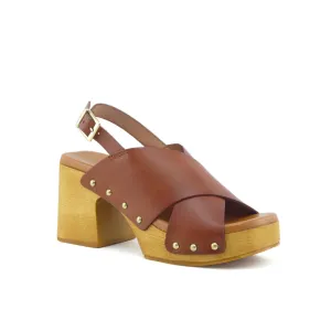 Vayah Phoebe Cuero Heeled Sandal