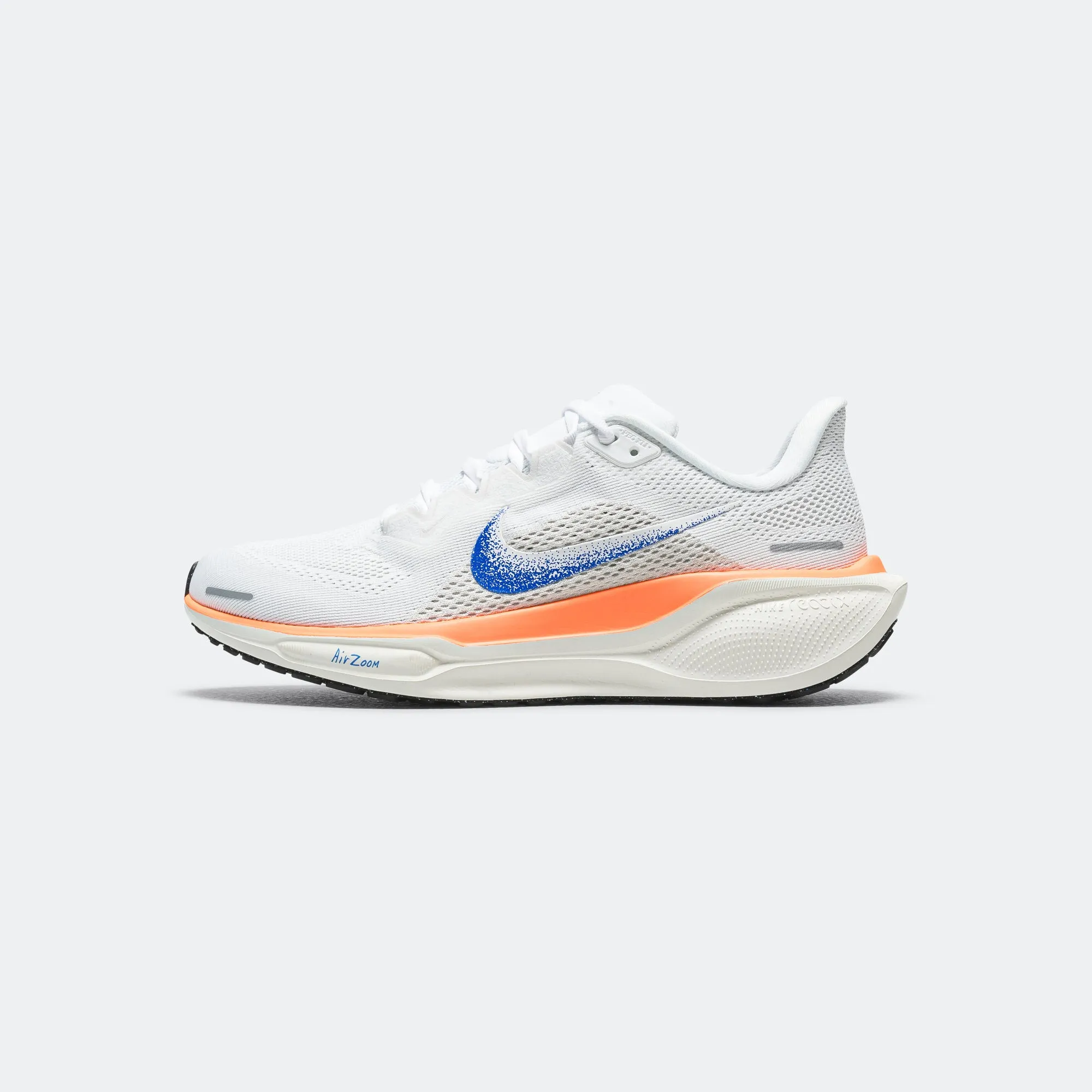 Womens Air Zoom Pegasus 41 'Blueprint' - White/Racer Blue-Total Orange