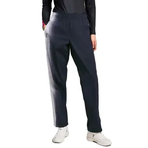 Women's Court Track Tennis Pant Black and White