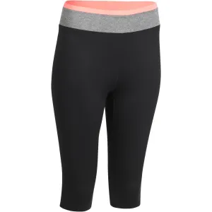 Women's Fitness Cropped Bottoms with Contrasting Waistband Energy