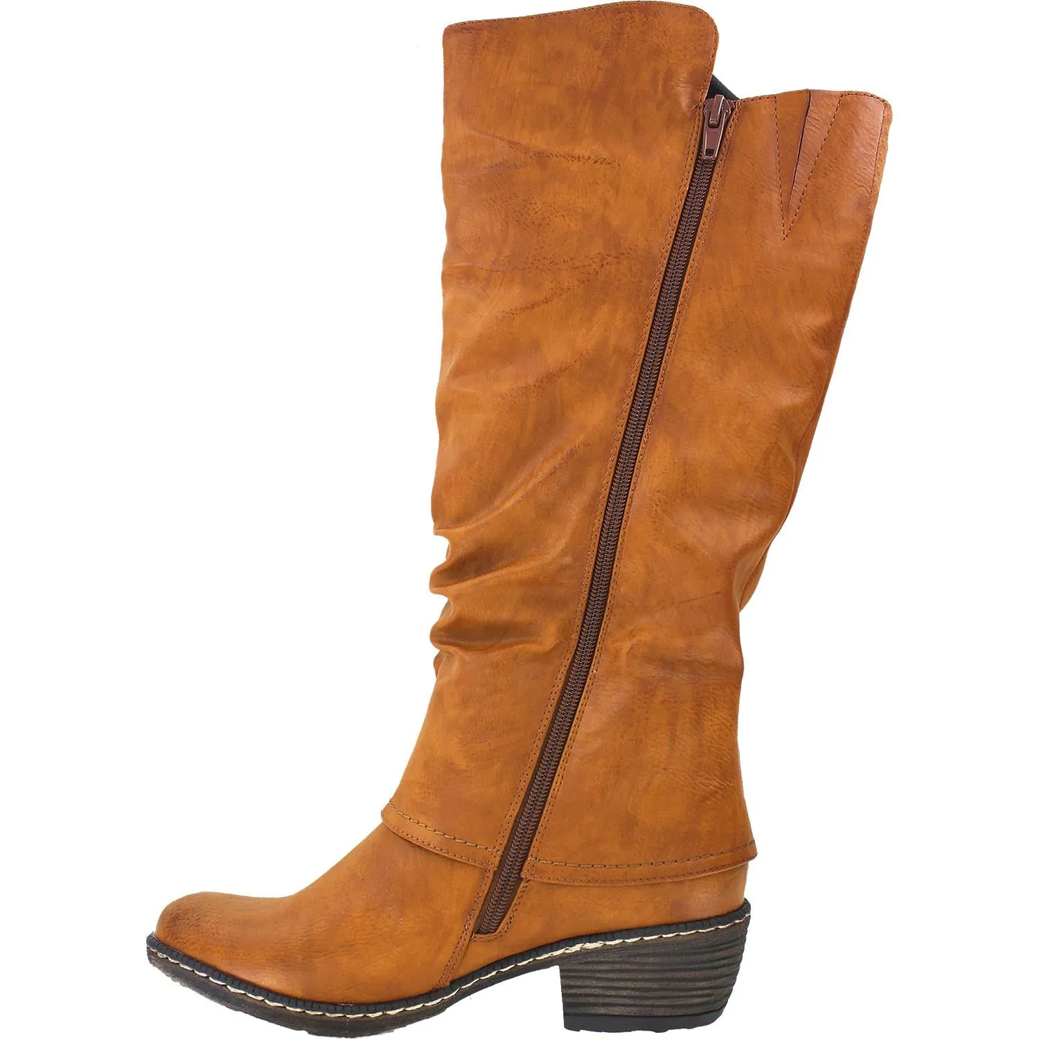 Women's Rieker 93755-24 Bernadette Cayenne Brown Synthetic