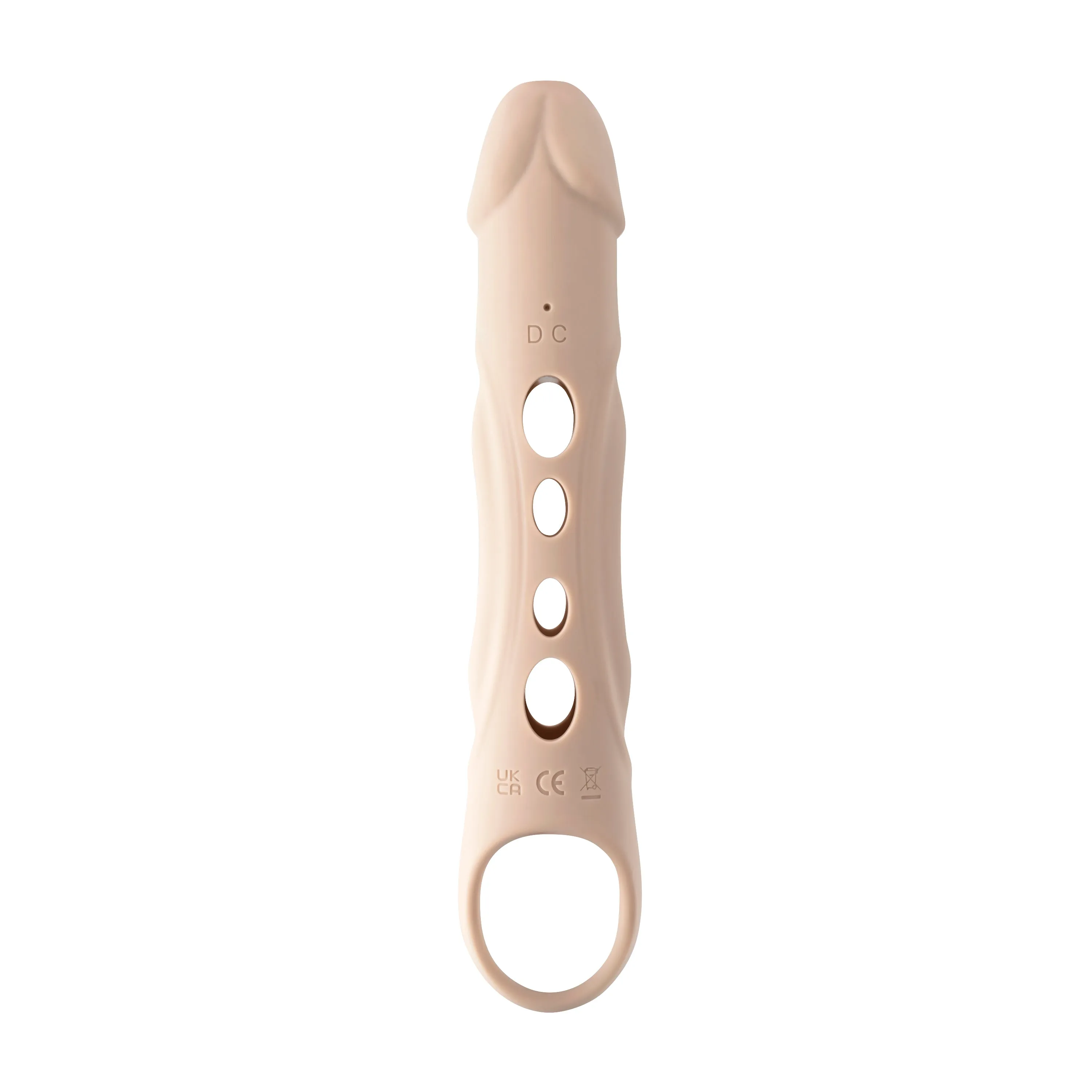 Zero Tolerance BIG BOY EXTENDER - Light - Flesh USB Rechargeable Vibrating Penis Extension Sleeve