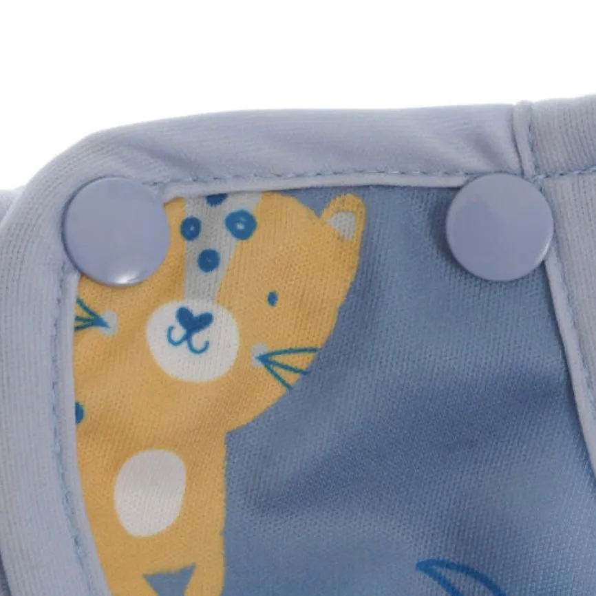 Ziggle - Coverall Feeding Bib Tigers and Leopards