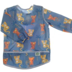 Ziggle - Coverall Feeding Bib Tigers and Leopards